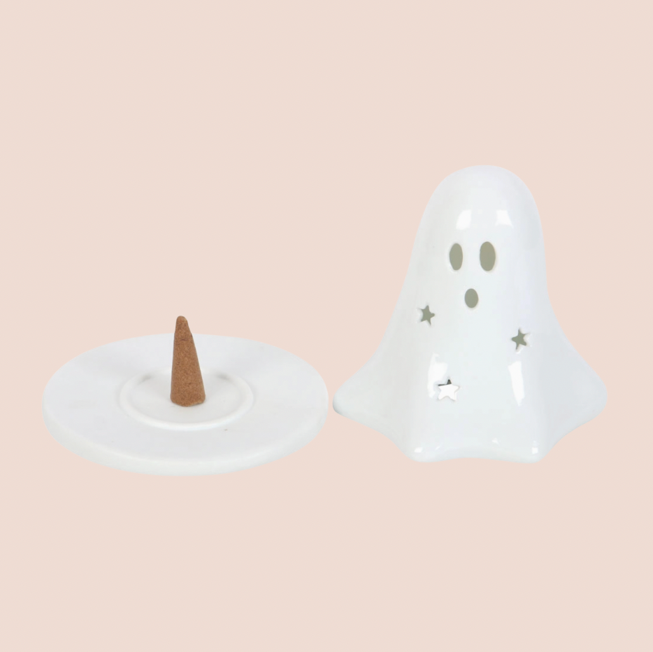 Ghost Tealight / Incense Cone Holder