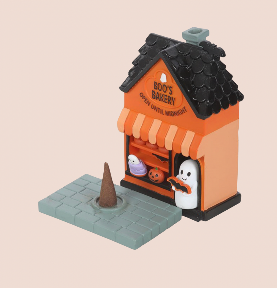 Boo’s Bakery Halloween Incense Burner | Ghost House
