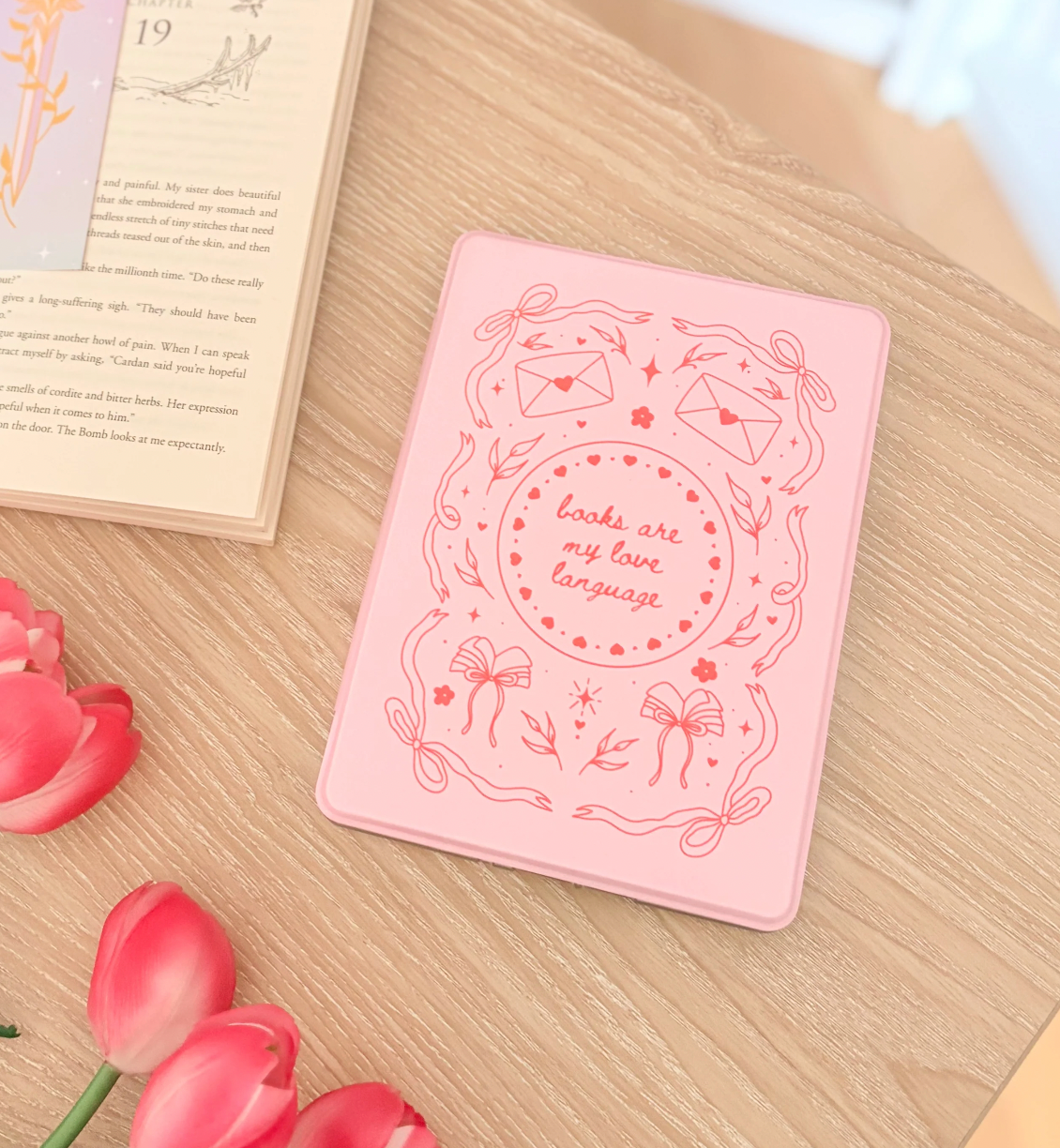Books Are My Love Language - Illustrated Kindle Case