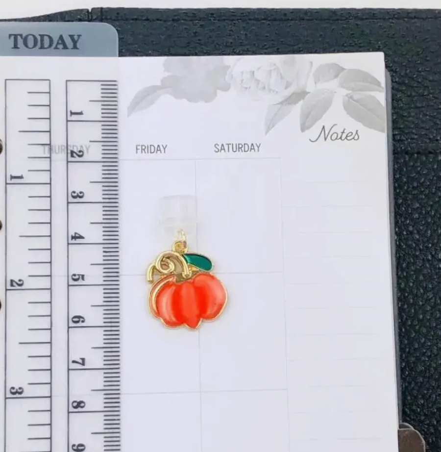 Pumpkin Dust Plug Charm Phone Tablet & E-Reader Charm