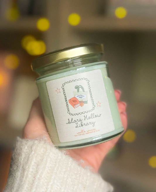 'Stars Hollow Library' Gilmore Girls Candle