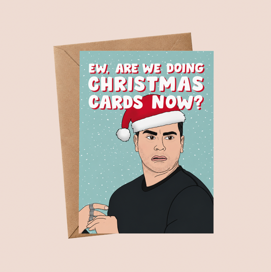 Schitt's Creek David Illustrated Christmas Card