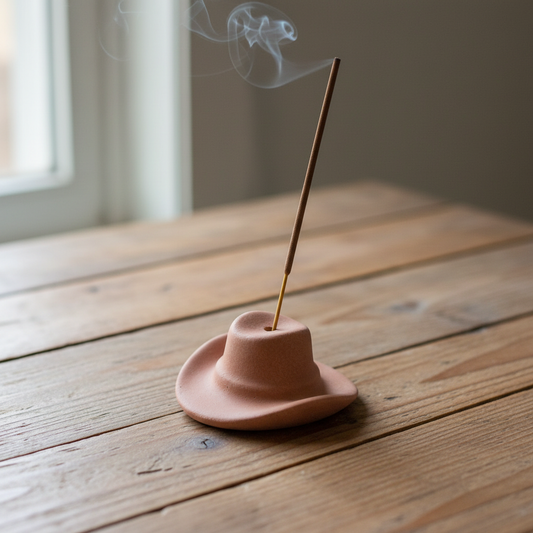 Realistic Rustic Cowboy Hat Incense Holder