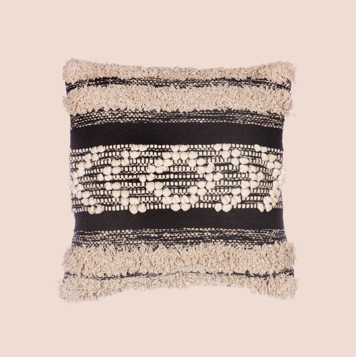 Black & White Aztec Cushion