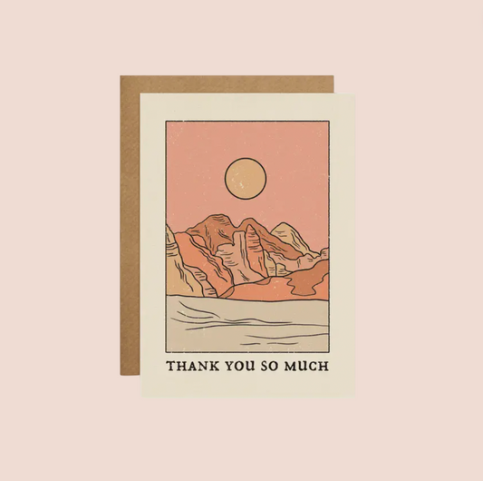 Rocky Mountains Thank You Card