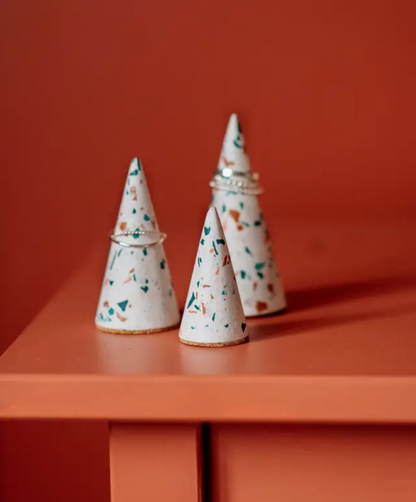 Handmade Terrazzo Ring Cone