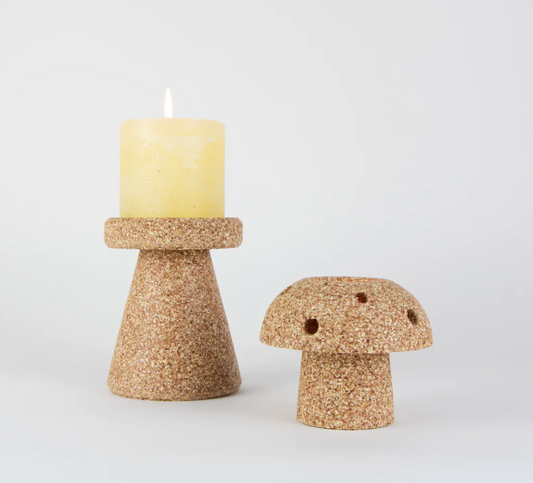 Mushroom Recycled Tealight Holder