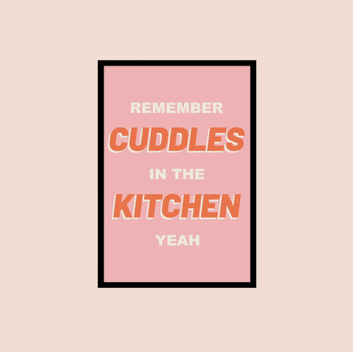 Cuddles In The Kitchen Arctic Monkeys A4