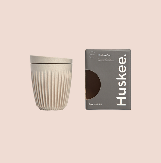 Husk 8oz Travel Cup & Lid in Natural