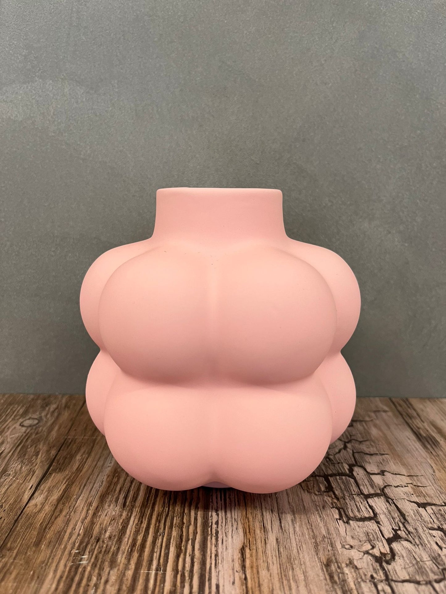 Pink Cloud Ceramic Vase
